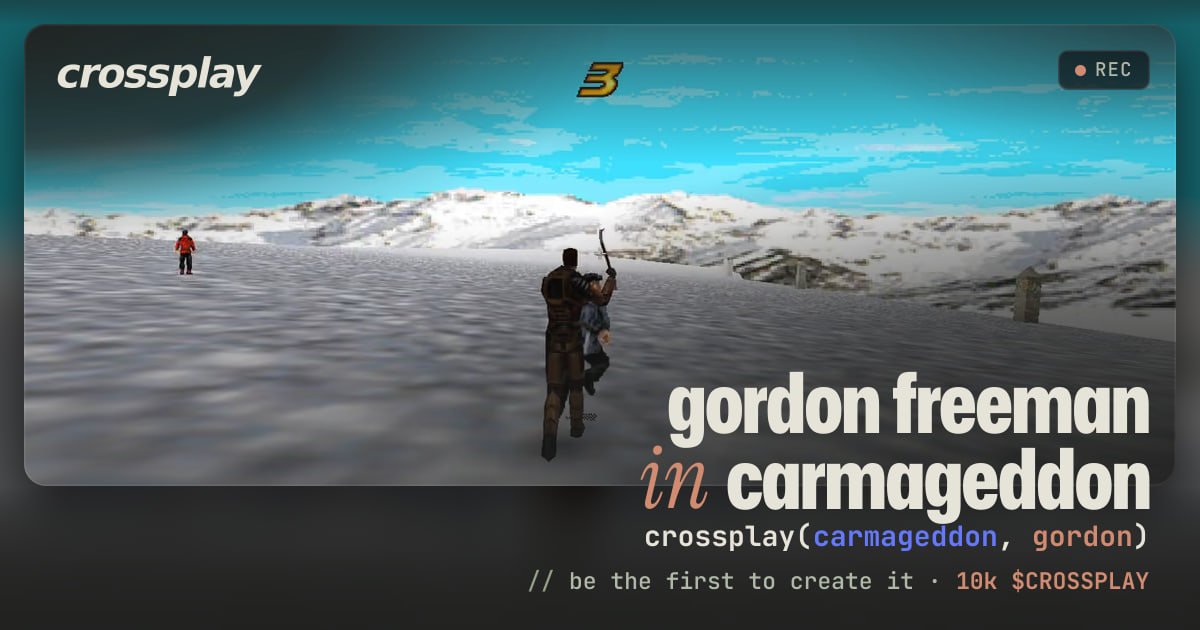 link card: gordon freeman in carmageddon