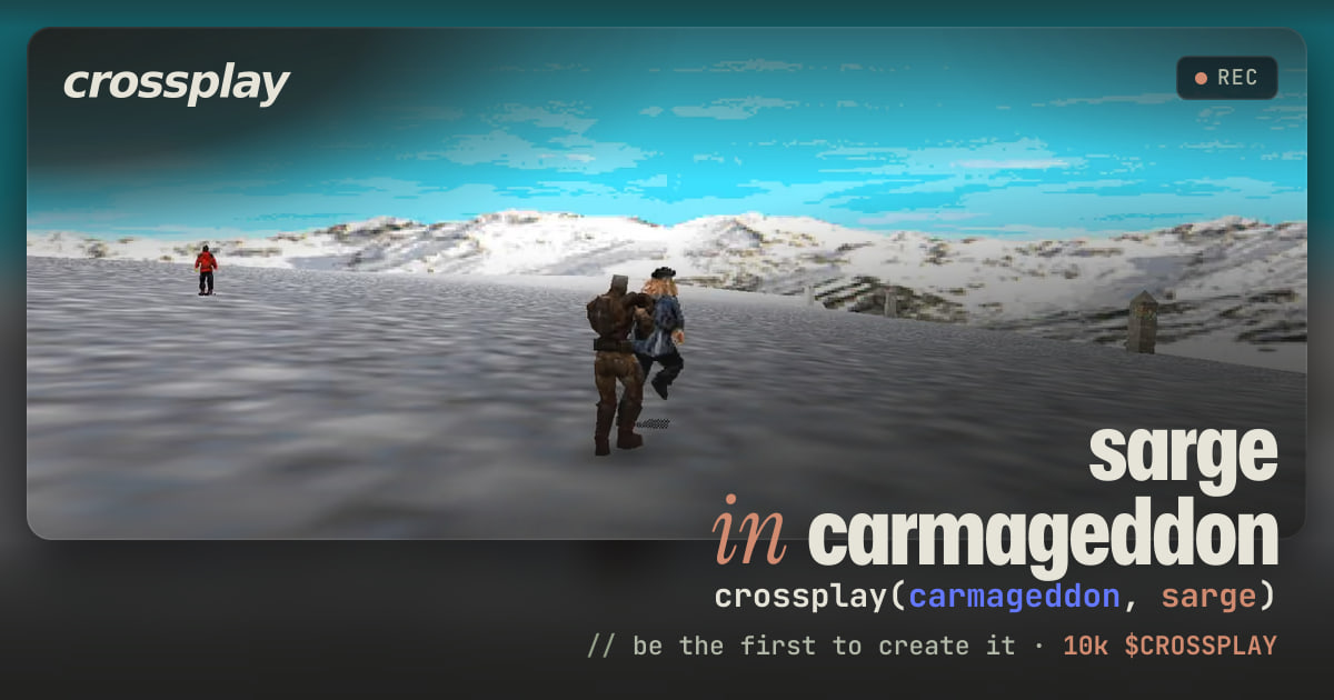 link card: sarge in carmageddon