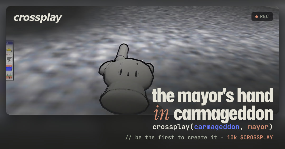 link card: the mayor's hand in carmageddon