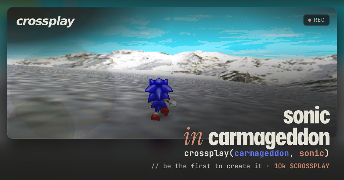 link card: sonic in carmageddon