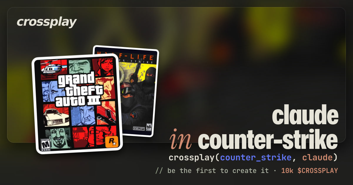 link card: claude in counter-strike