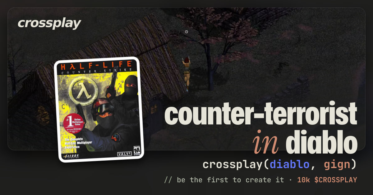 link card: counter-terrorist in diablo