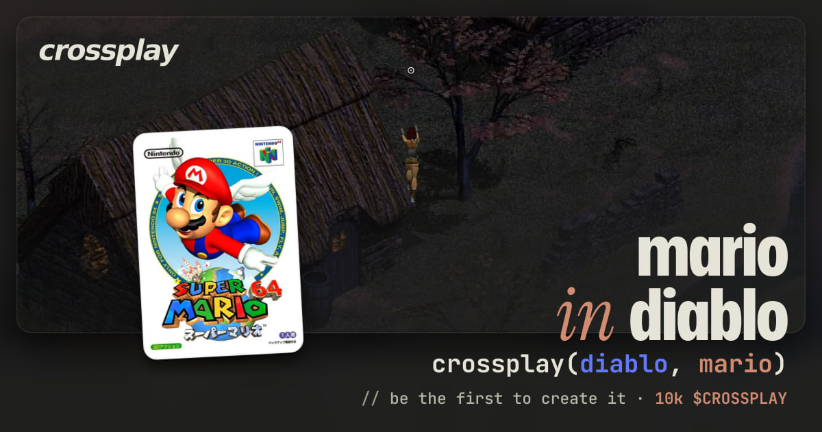 link card: mario in diablo