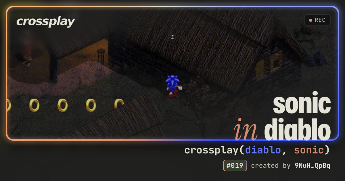 link card: sonic in diablo