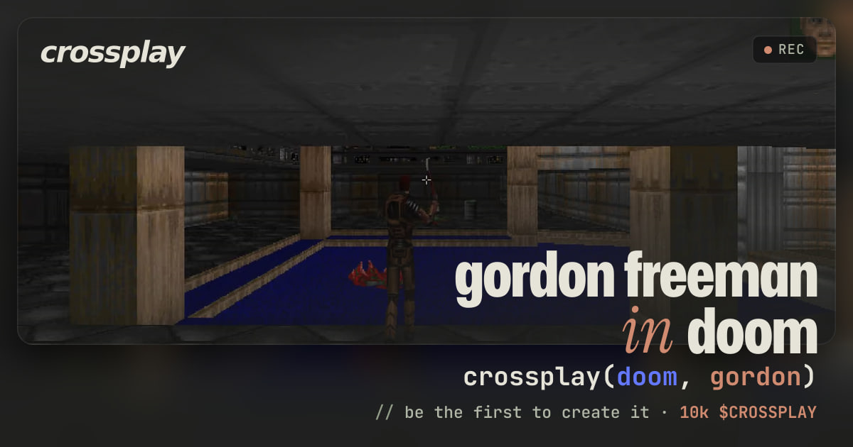 link card: gordon freeman in doom