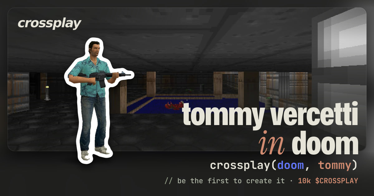 link card: tommy vercetti in doom