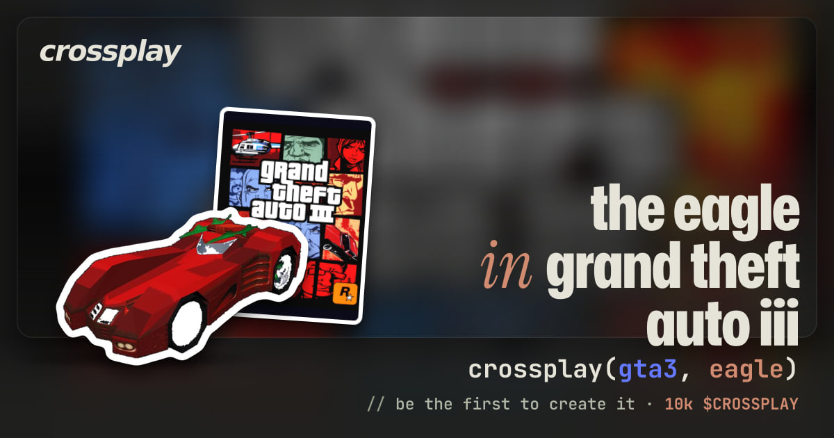 link card: the eagle in grand theft auto iii