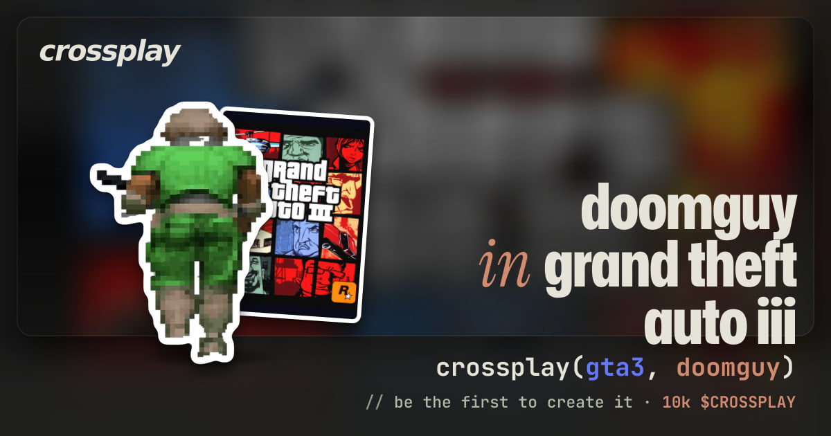link card: doomguy in grand theft auto iii