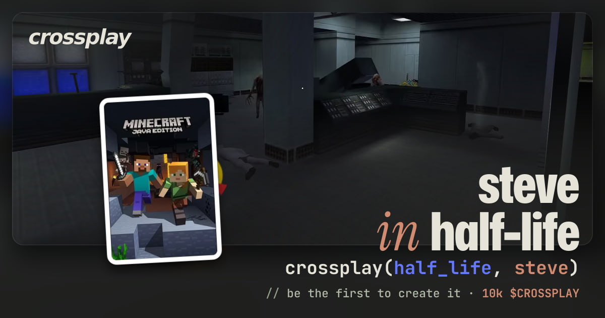 link card: steve in half-life
