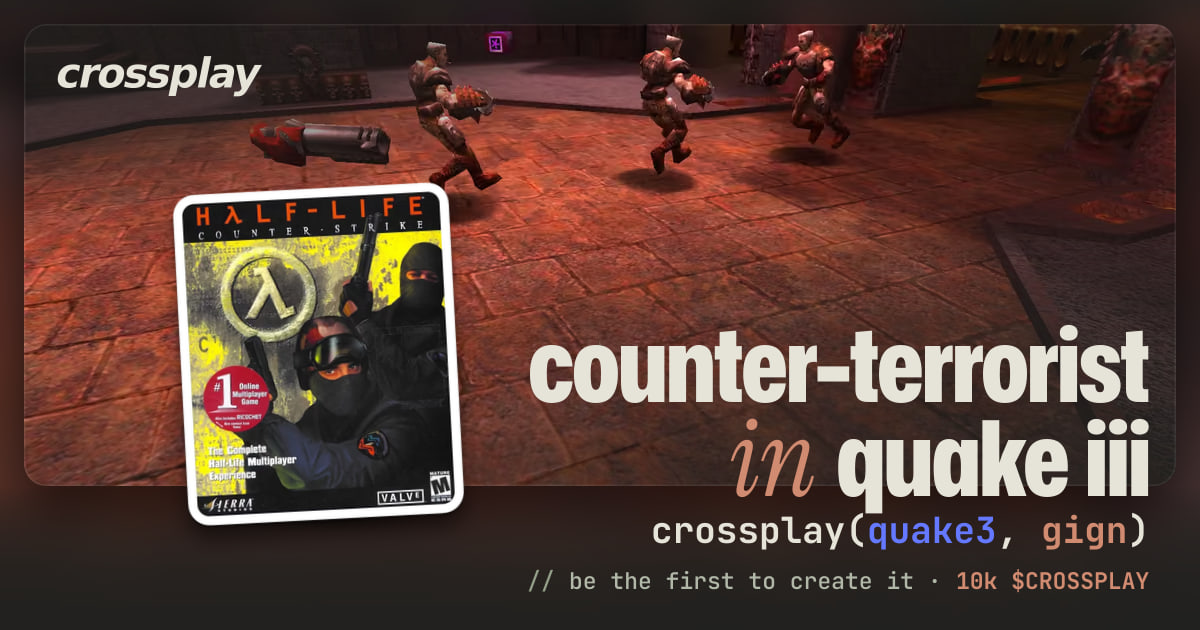 link card: counter-terrorist in quake iii