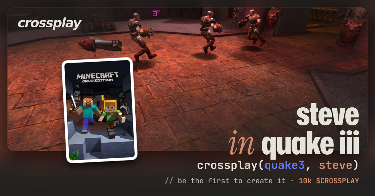 link card: steve in quake iii