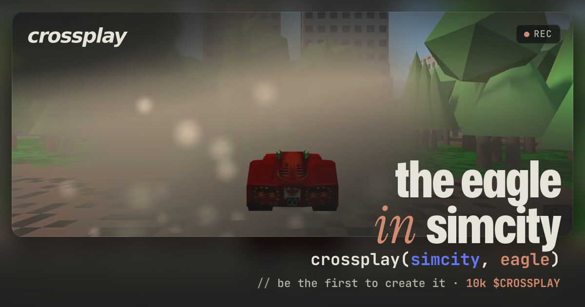 link card: the eagle in simcity