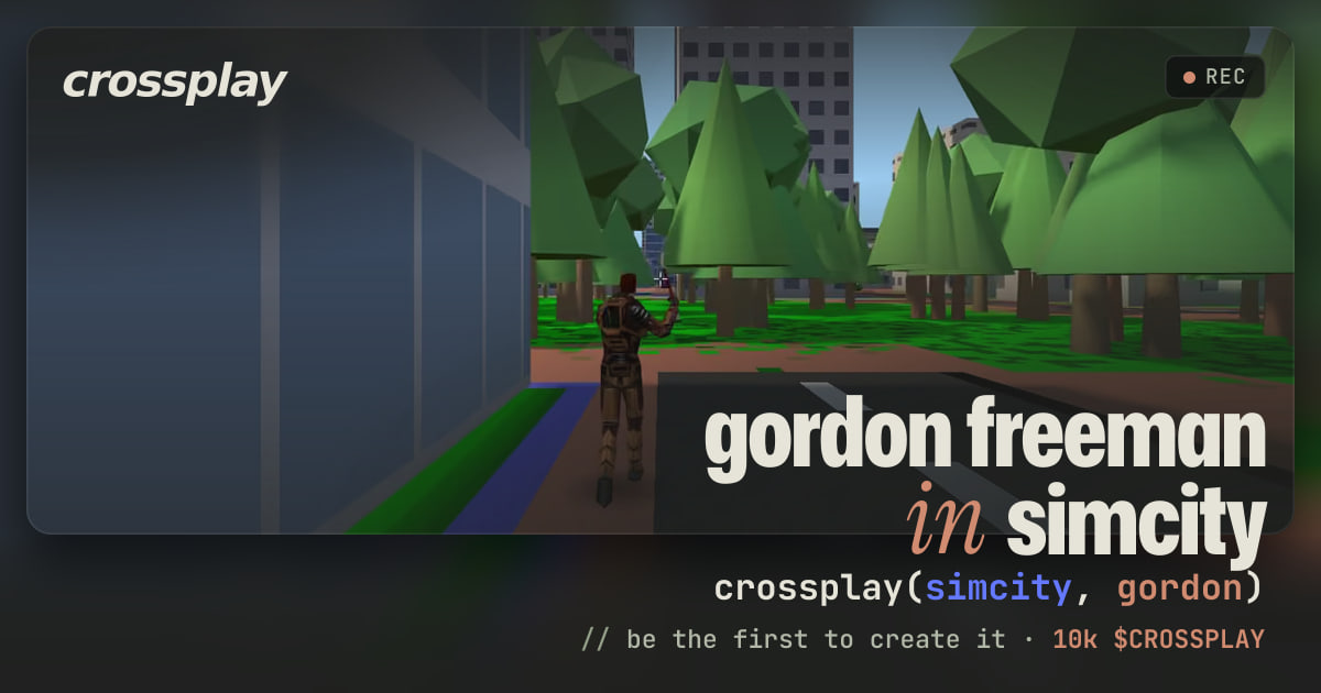 link card: gordon freeman in simcity