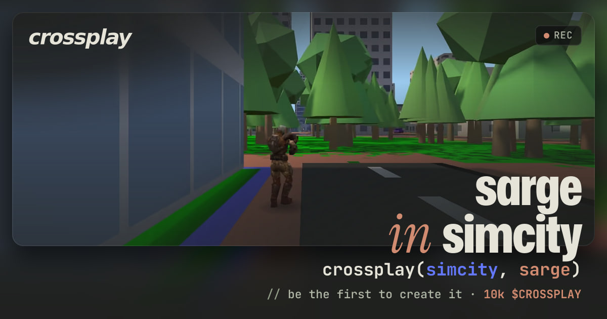 link card: sarge in simcity