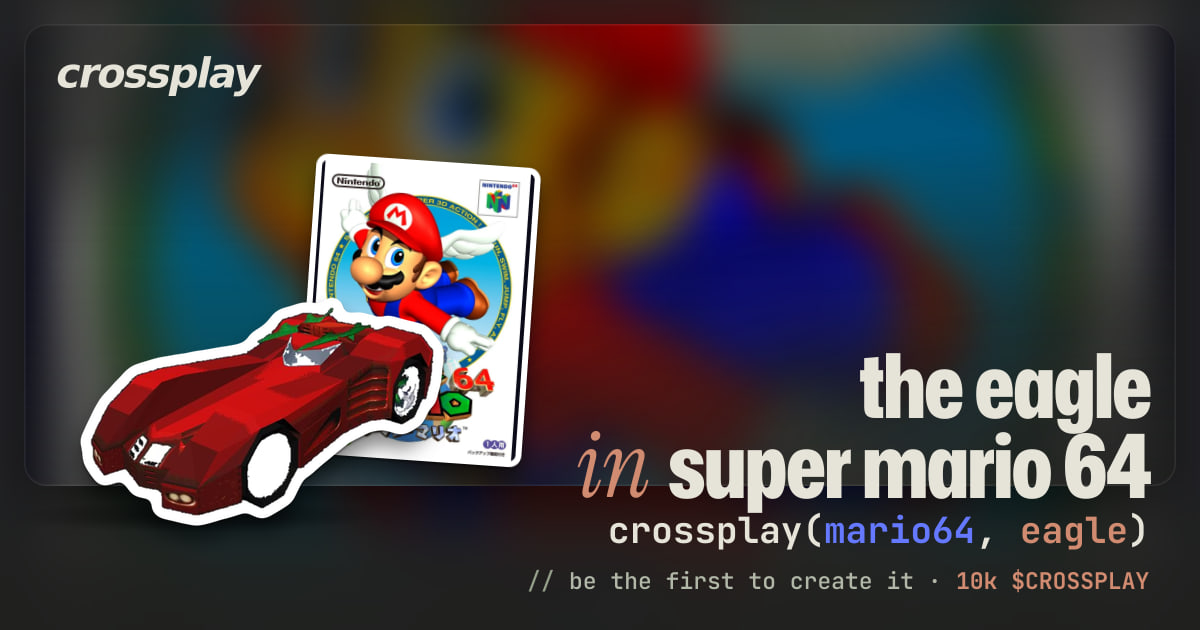 link card: the eagle in super mario 64
