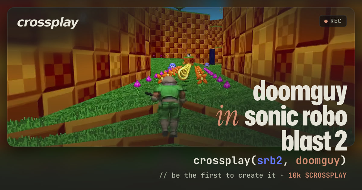 link card: doomguy in sonic robo blast 2