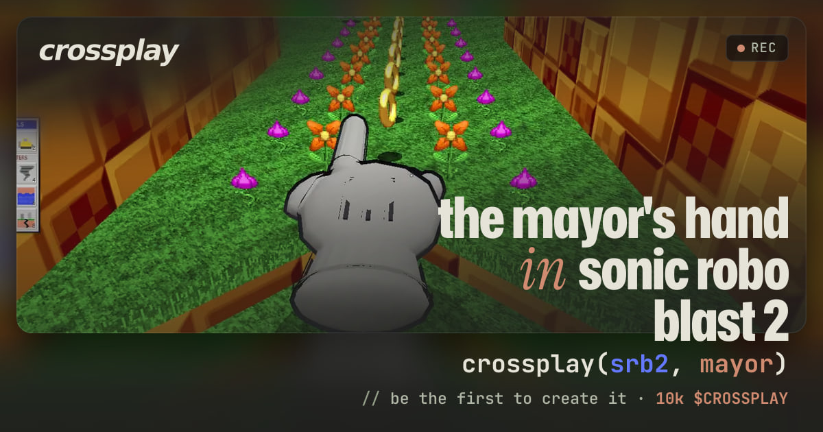 link card: the mayor's hand in sonic robo blast 2