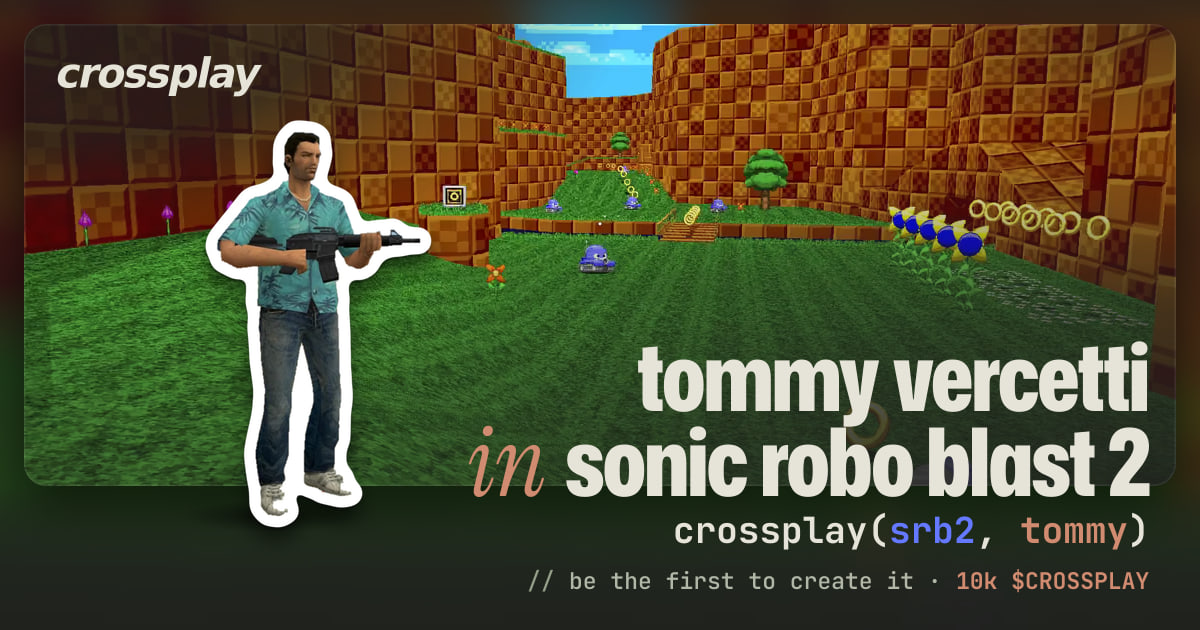 link card: tommy vercetti in sonic robo blast 2