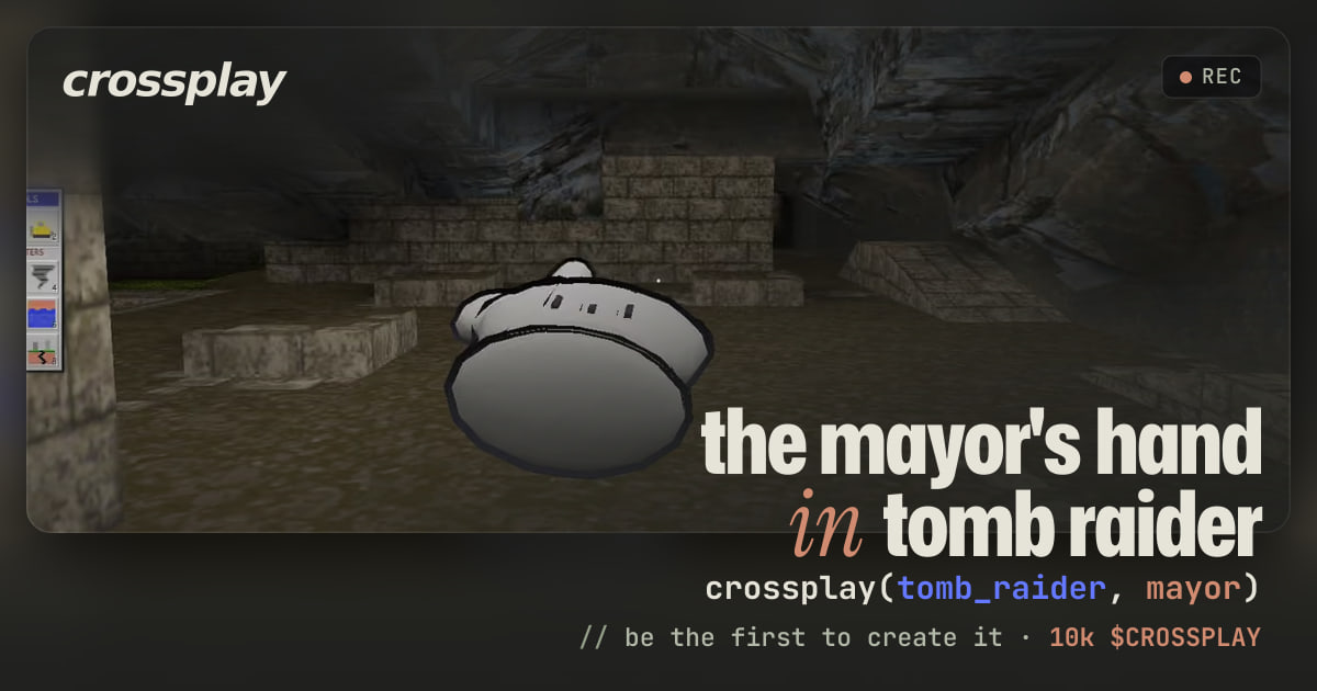 link card: the mayor's hand in tomb raider