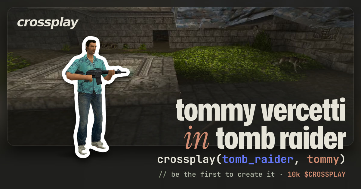 link card: tommy vercetti in tomb raider